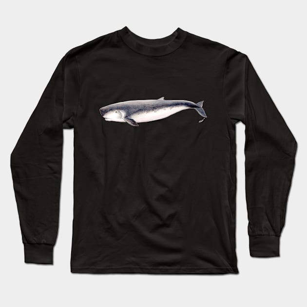 Pygmy sperm whale Long Sleeve T-Shirt by chloeyzoard